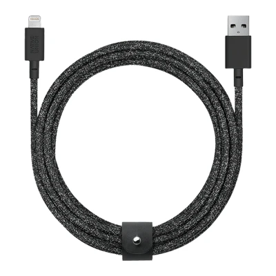 Afbeelding van Native Union Belt Cable Lightning (3 meter) Cosmos Black