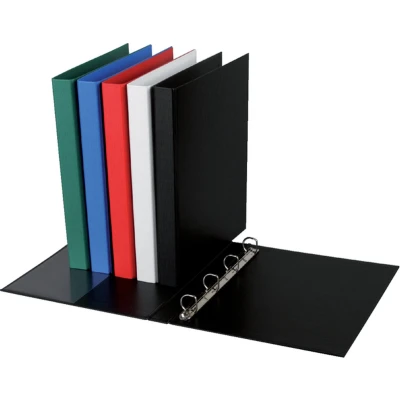 Afbeelding van Ringband Quantore A4 4 rings D mech 20mm PP assorti