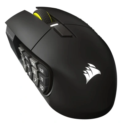Afbeelding van Corsair Scimitar Elite SE MMO Draadloze Gaming Muis 16 Instelbare Knoppen 33K DPI Gun Metal