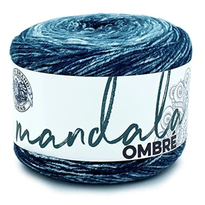 Afbeelding van Lion Brand Yarn Company Mandala Ombre garen, harmonie, één streng