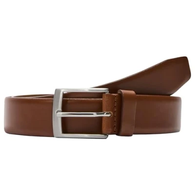 Afbeelding van s.Oliver Black Label FINE Riem, Heren, Maat: 85, Zimt