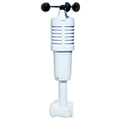 Afbeelding van TFA Dostmann Windmeter, 30.3801.02, voor WLAN weerstations 35.8001 35.8002 via app: 35.8000, windsnelheid, wit