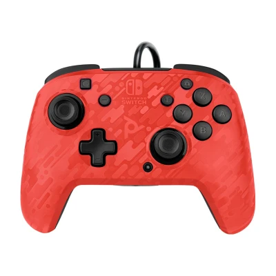 Afbeelding van PDP Faceoff Deluxe+ Audio Wired Controller Red Camo