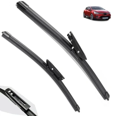 Afbeelding van Ruitenwisser Auto Wisserbladen Compatibel met Renault Clio 4 2012 2017 Voorruit Accessoires 24 &quot;+ 14&quot; (Color : Right Steering2414)