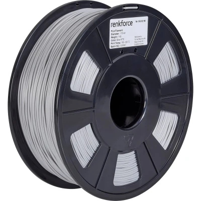 Afbeelding van Renkforce RF 4511204 Filament PLA kunststof 1.75 mm 1000 g Zilver 1 stuk(s)
