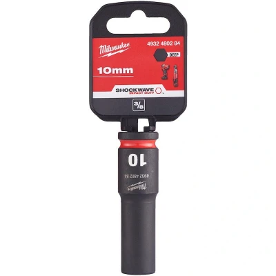 Afbeelding van Milwaukee Accessoires SHOCKWAVE Slagdop 3/8&quot; diep 10mm 1 stuk 4932480284