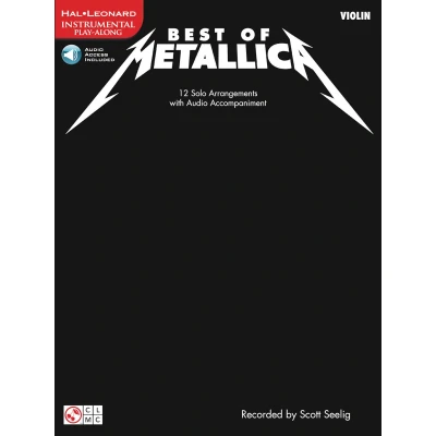 Afbeelding van Best of metallica for violin violon +cd: Instrumental Play Along