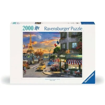 Afbeelding van Ravensburger Legpuzzel Romantische Avond in Parijs, 2000st.