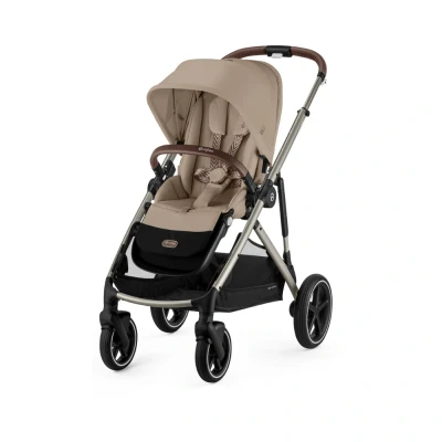 Afbeelding van Cybex Wandelwagen Gazelle S Almond Beige/Beige Taupe Frame