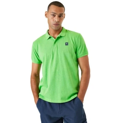 Afbeelding van GARCIA Polo Allover Print Groen M
