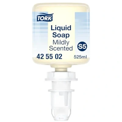 Afbeelding van Tork 425502 Mini Vloeibare Handzeep Premium Geel S5 525ml 8 Stuks