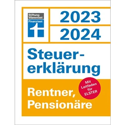 Afbeelding van Steuererklärung 2023/2024 Rentner, Pensionäre: Mit Leitfaden für Elster