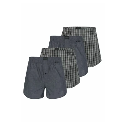 Afbeelding van Schiesser 4ER PACK WEB Boxershort, Heren, Maat: XXL, Schwarz