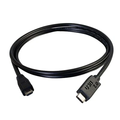 Afbeelding van C2G 2M USB C 2.0 naar Micro B Kabel Geschikt voor Android Smartphones, CCTV, Tablets, Digitale Camera en meer. Gemeenschappelijke lader...