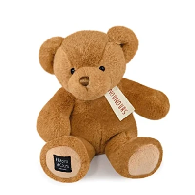 Afbeelding van Histoire d&#039;Ours Le Teddybeer, hazelnoot, 28 cm, bruin cm geboortecadeau HO3226