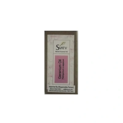 Afbeelding van SVATV etherische olie 10 ml (1/3 oz) Therapeutische kwaliteit aromatherapie (geranium)