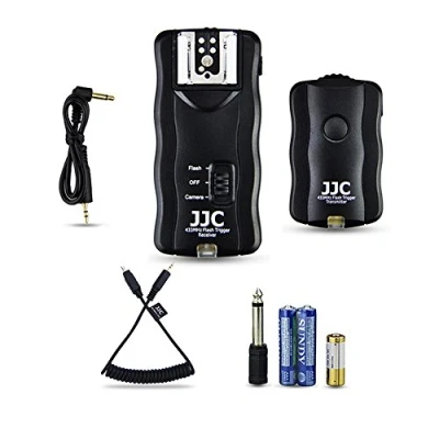 Afbeelding van JJC Flash Trigger Draadloze Afstandsbediening Ontspanknop voor Nikon Z6 II Z7 D3300 D5500 D5600 D5300 D750 D7200 D7500 D7100 D7000 D5200 D5100 D5000 D3200 D3100 D90 DF P7700 P7800