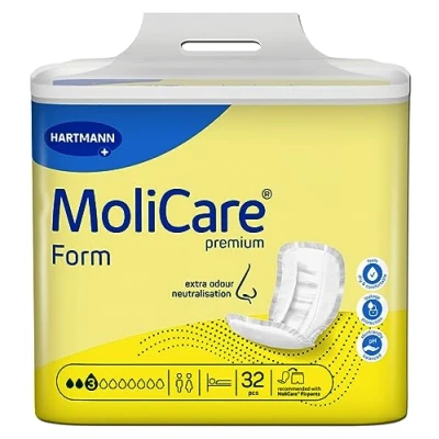 Afbeelding van Hartmann Molicare Premium Form 3 druppels 4 pakken van 32 stuks