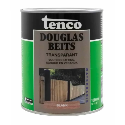 Afbeelding van Tenco Douglasbeits Transparant 1 ltr blank Buiten onderhoud