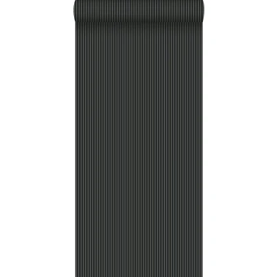 Afbeelding van Leen Bakker ESTAhome Behang Strepen Zwart En Wit 53cm X 10,05 M Vlies