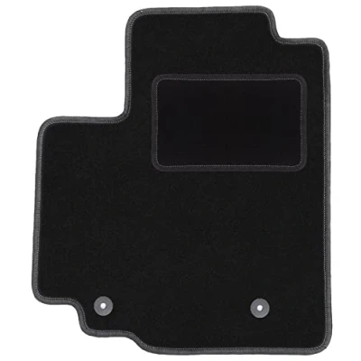 Afbeelding van Wielganizator Zwarte pasvorm bestuurdersmat, geschikt voor: Suzuki Splash Hatchback (2008 2014) deurmat bestuurderszijde velours automatten
