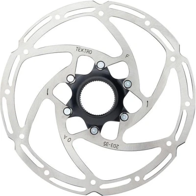 Afbeelding van Tektro Remschijf Tr203 35 ø203mm Centerlock zilver (werkplaatsverpakking)