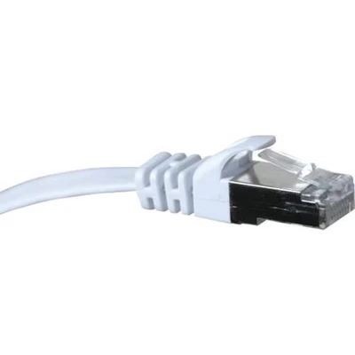 Afbeelding van Netwerkkabel RJ45 plat CAT 6 U/FTP SNG wit 10 m