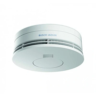 Afbeelding van Abb busch jaeger brandmelder optisch opbouw koppelbaar batterij 85db wit ral9016 2cka006800a2718