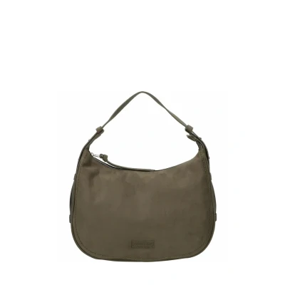 Afbeelding van TOM TAILOR schoudertas Lysa Hobo Bag Khaki olijfgroen