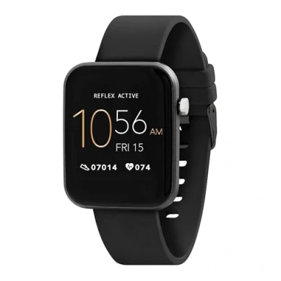 Afbeelding van Reflex Active Smart Horloge (Serie 13) Bluetooth voor Mannen &amp; Vrouwen Full Colour Touchscreen Lange Levensduur Batterij Zwarte band, Modern