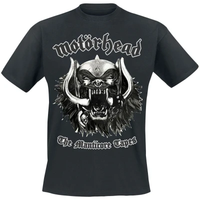 Afbeelding van Motörhead The Manticore Tapes Tracklist T shirt zwart M Heren