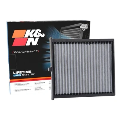Afbeelding van K&amp;N Premium cabineluchtfilter: hoge prestaties, wasbaar, schone luchtstroom naar uw cabine: compatibel met Select 2012 2019 Mazda (6, 3, CX 5) voertuigmodellen, VF2056