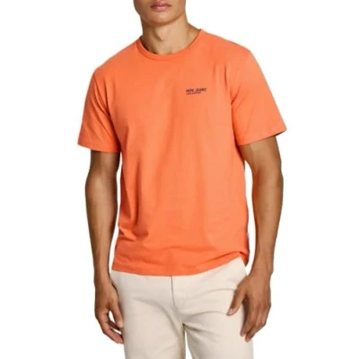 Afbeelding van Pepe Jeans Tshirt print, Heren, Maat: Medium, Dark orange