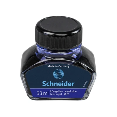 Afbeelding van 9x Inktpotje Schneider 33ml koningsblauw