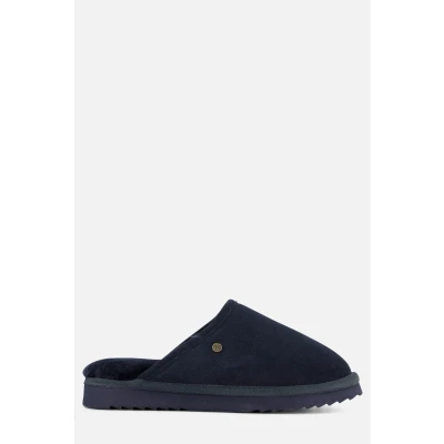 Afbeelding van Pantoffel Warmbat Unisex Classic Suede Dark Navy Schoenmaat 43