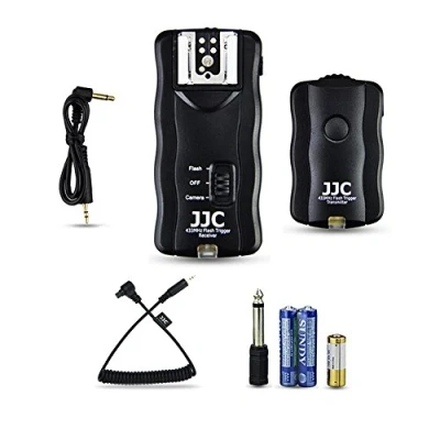 Afbeelding van JJC Flash Trigger Draadloze afstandsbediening ontspanknop voor blikje. R5 R3 5D Mark IV III II 6D 7D 1Dx 5Ds R 1D C X 1Ds N