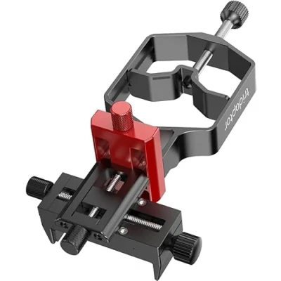 Afbeelding van 3 assige hoge precisie universele digitale adapter: TRIDAPTOR Metalen houder voor het verbinden van smartphone met Telescoop Twin Monoculaire Microscoop (tridaptor zonder Bluetooth)