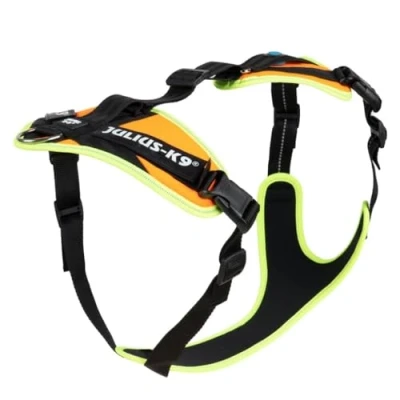 Afbeelding van Mantrailing Harness, Size: S, UV Orange with Neon Edge