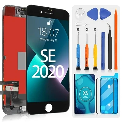 Afbeelding van LCD scherm voor iPhone 8 / SE (2020) Display Digitizer Touchscreen Assembly met reparatiekit A1863, A1905, A1906, A2275, A2298, A2296