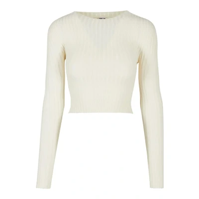 Afbeelding van Urban Classics Trui, Dames, Maat: 4XL, Whitesand
