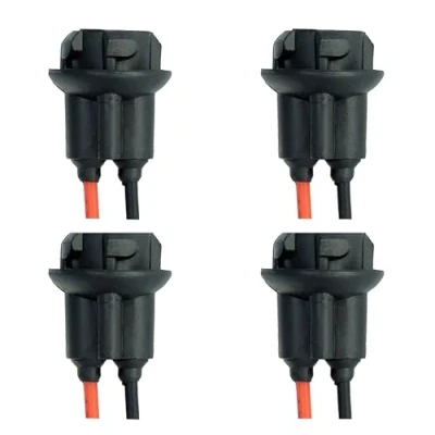 Afbeelding van Set van 4 W5W T10 194 W3W lamphouder rubberen lamp connector WY5W adapter knipperlicht parkeerverlichting kentekenplaat 3 5 watt L&amp;P B586 2