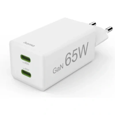 Afbeelding van Hama USB oplader Binnen, Thuis Aantal uitgangen: 2 x C bus (Power Delivery) Power Delivery (USB PD)