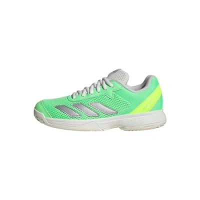 Afbeelding van adidas Performance Courtflash Unisex Tennisschoenen voor alle ondergronden pure teal/silvercoloured/lucid lemon kinderen, Maat: 38 2/3 Schoenen