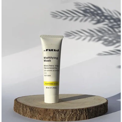 Afbeelding van Dr Fukuj Matterend gezichtsmasker met citroen extract voor vette huid Elimineert onzuiverheden 50ml