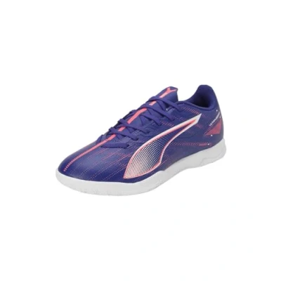 Afbeelding van Puma Ultra 5 PLAY IT Zaalvoetbalschoenen, Heren, Maat: 42.5, Lapis lazuli/white/sunset glow Kunststof