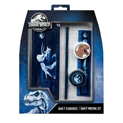 Afbeelding van Undercover Jurassic World Fancy Schrijfset, 5dlg.