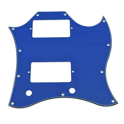 Afbeelding van Dopro Amerikaanse Standaard SG Gitaar Full Face Pickguard past USA Gibson Speciale Blauw 3 Ply