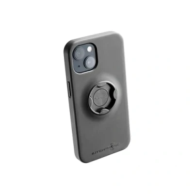 Afbeelding van Interphone Quiklox Modulair System Motorfietshouder Ondersteuning Dedicated Custody Cover iPhone 13 voor Handburst of Mirror Snelle rechterhaak