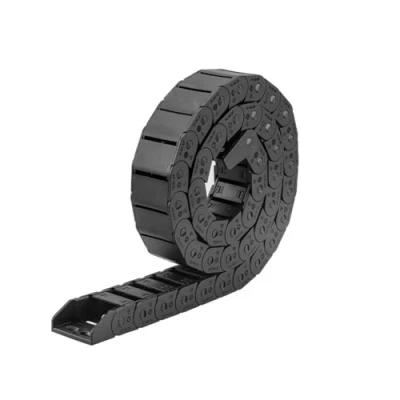 Afbeelding van JDMAKJ 1 m sleepketting, 15 mm x 30 mm, kabelsleepketting, energieketting voor 3D printers, CNC gereedschapsmachines, elektronische apparaten, doe het zelf kabelketting, zwart (1, mm)
