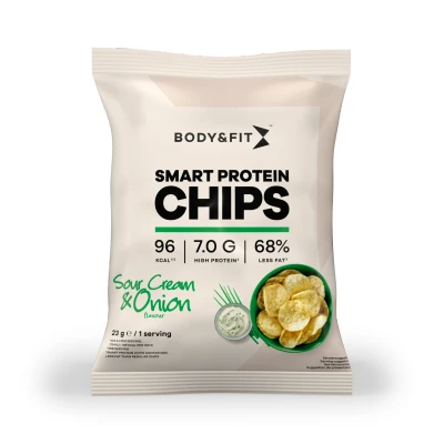Afbeelding van Body &amp; Fit Smart protein chips sour cream onion